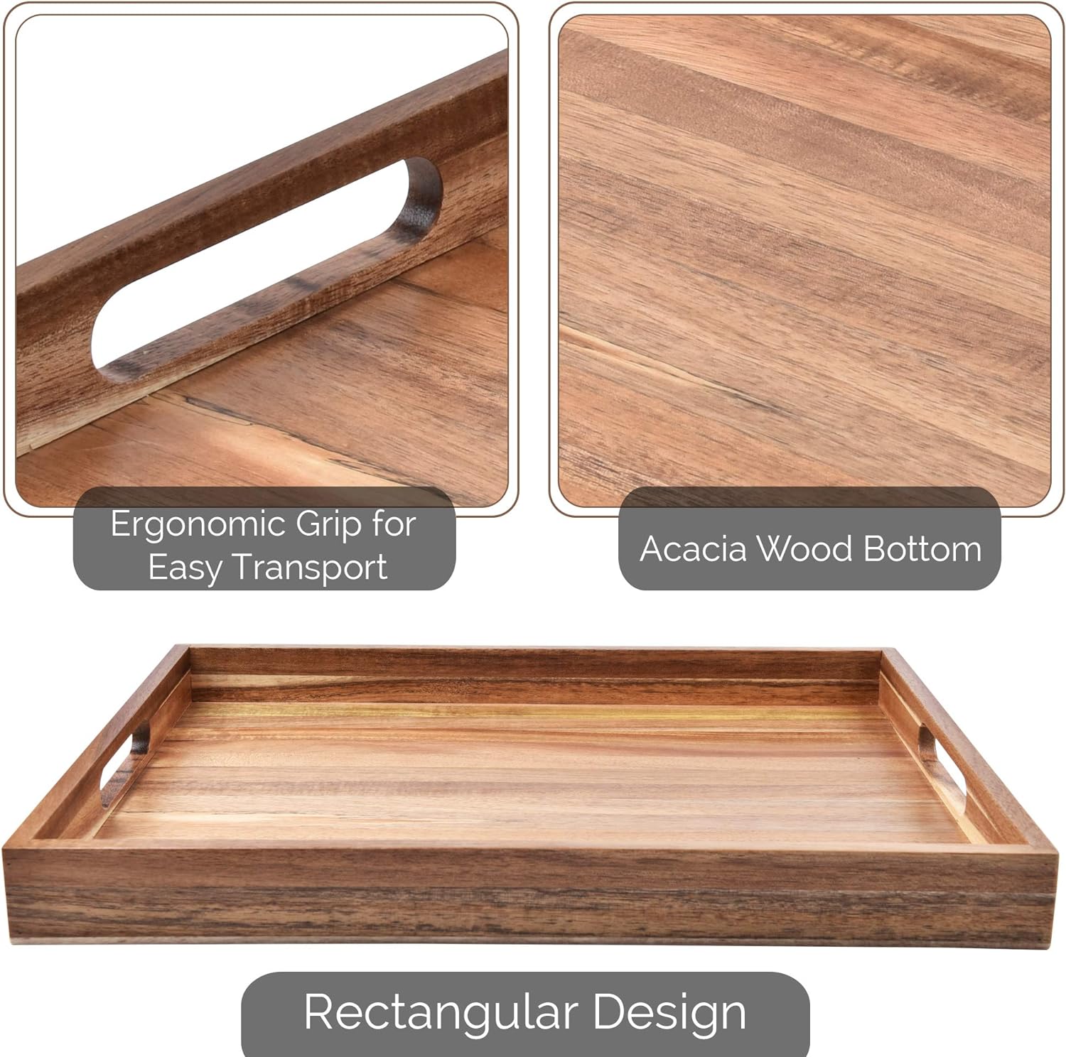 Serving Tray with Handles, Serving Trays -17 Serving Tray with Handles, Serving Trays -17